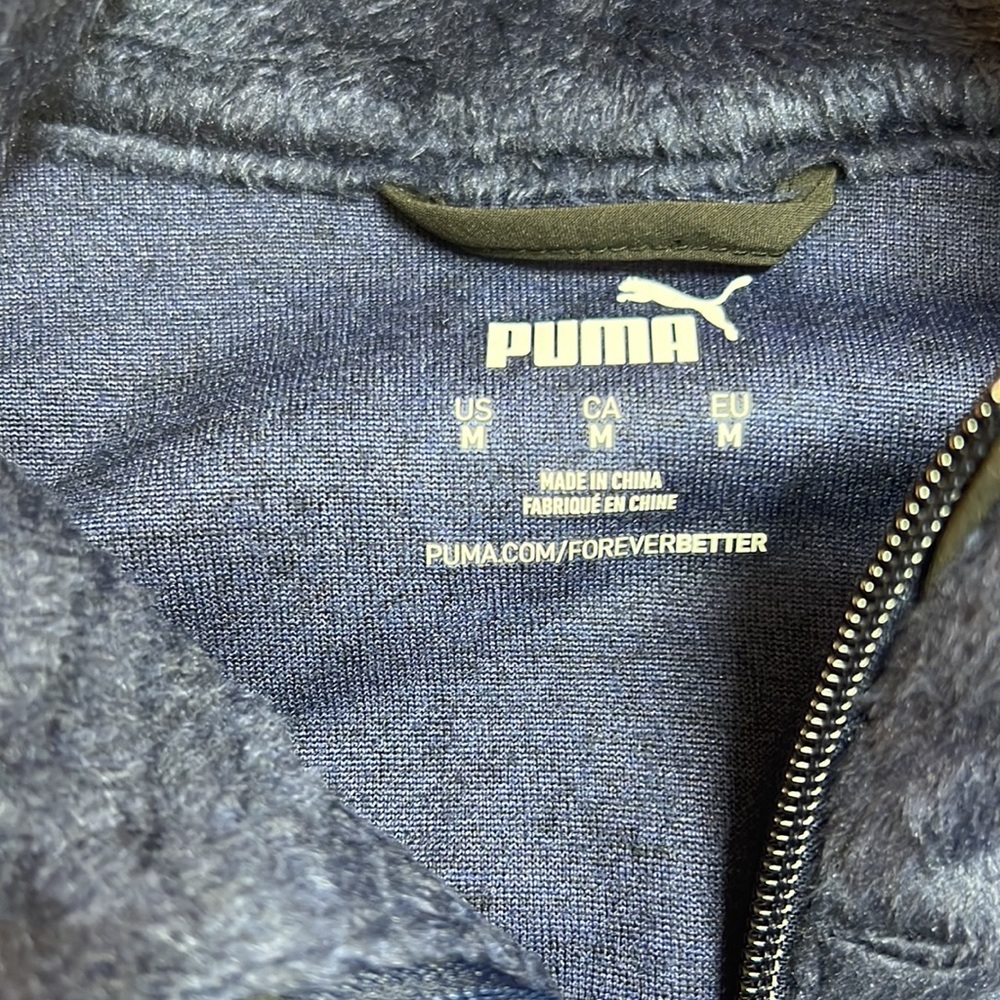 PUMA Women's Golf 2020 Sherpa Fleece Peacoat Navy - Picture 6 of 8